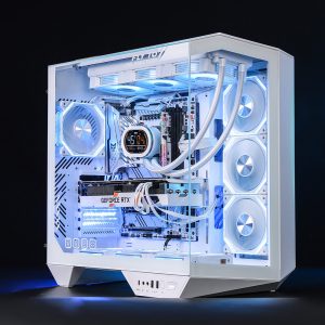 RTX5090 WHITE 4K ULTIMATE GAMING STREAMING RTX5090 النسخة البيضاء للكيمنك والبثوث الاقوى