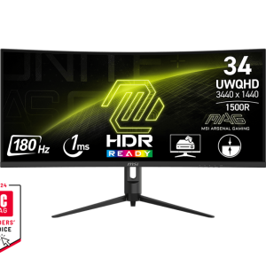 MSI MAG342CQR E2 3K ULTRAWIDE 34" 180HZ 1MS VA CURVED