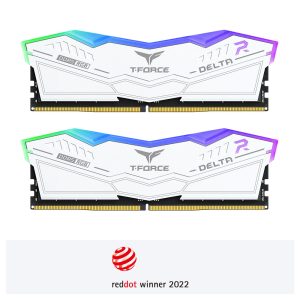 TFORCE DELTA 2X16GB (32) 6400 CL32 WHITE DDR5 RGB