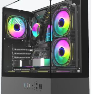 THE ROCK CASE SEAVIEW SX380 3FAN ARGB BK