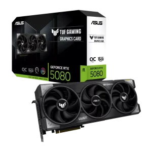 ASUS RTX5080 16GB TUF GAMING OC BK مع التجميعة